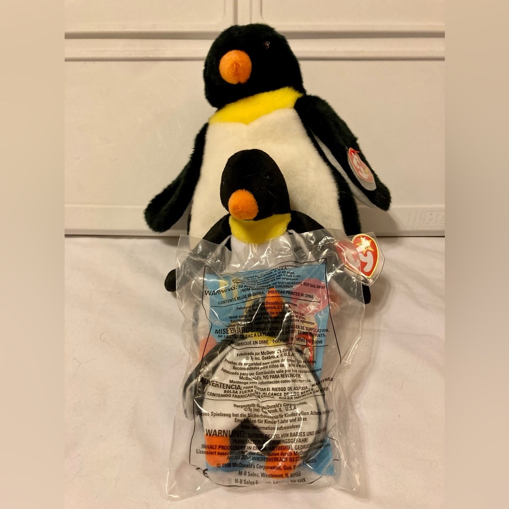 Ty “Waddle” buddy, beanie&toy